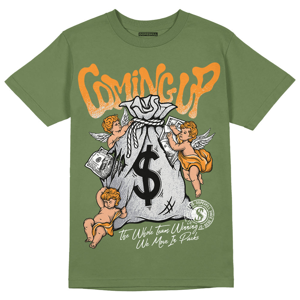 Olive 5s superstreetwear Olive T-shirt Money Bag Coming Up Graphic
