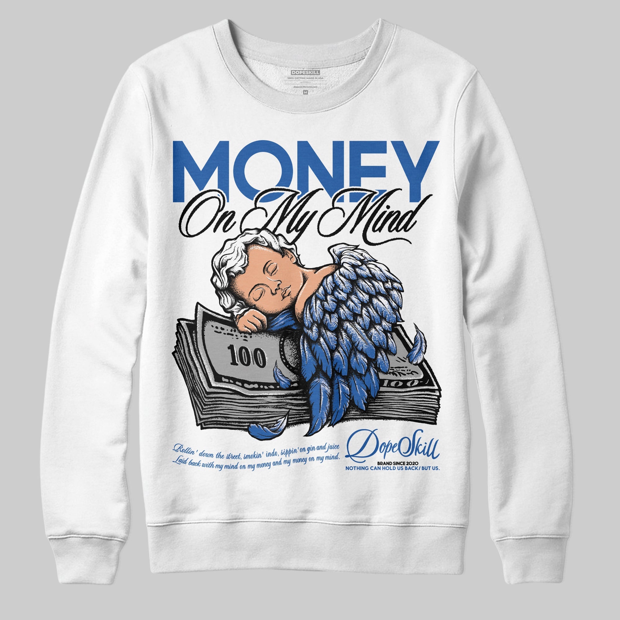 Blueberry 12s superstreetwear Sweatshirt MOMM Graphic