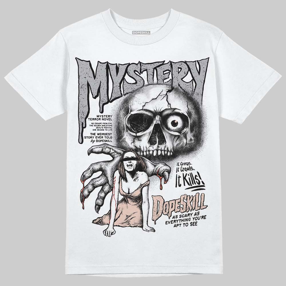 1130 Oyster Grey superstreetwear T-Shirt Mystery Ghostly Grasp Graphic