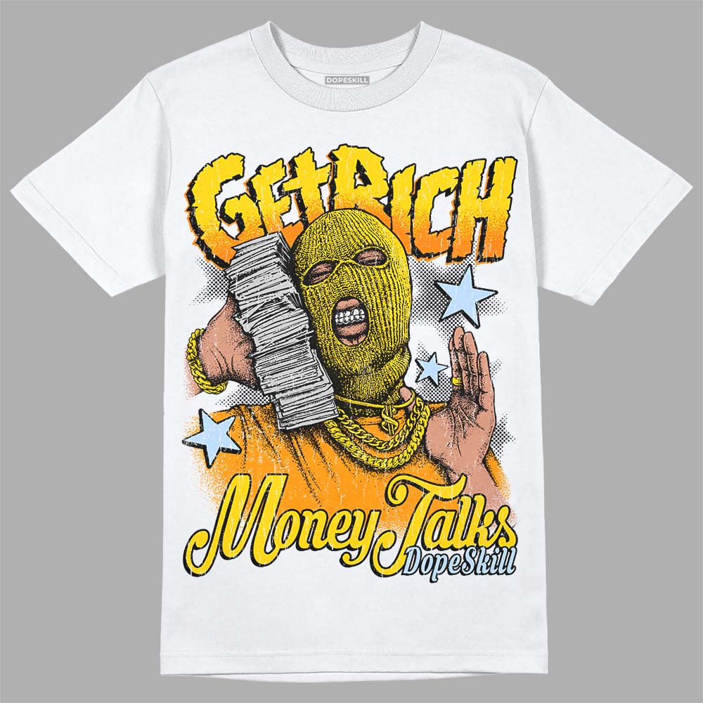 Yellow Ochre 6s superstreetwear T-Shirt Get Rich Graphic