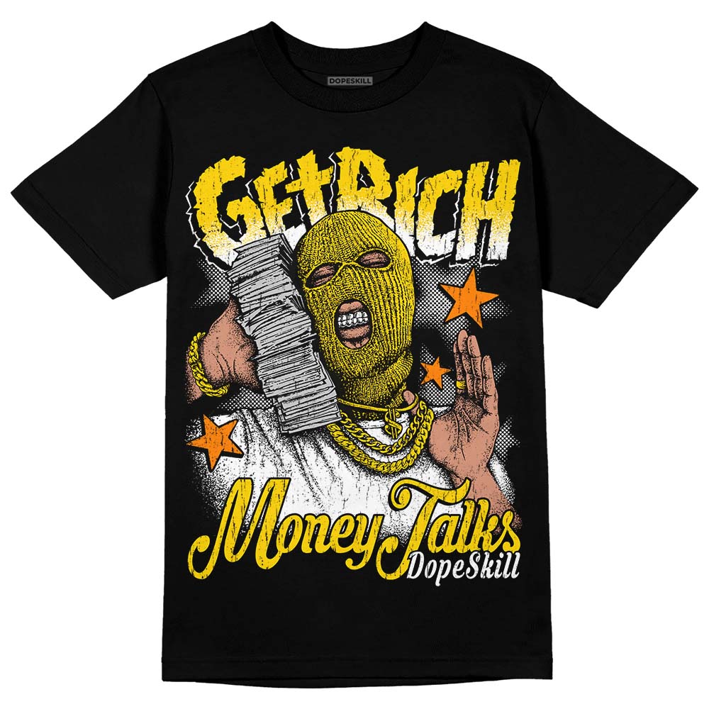Yellow Ochre 6s superstreetwear T-Shirt Get Rich Graphic