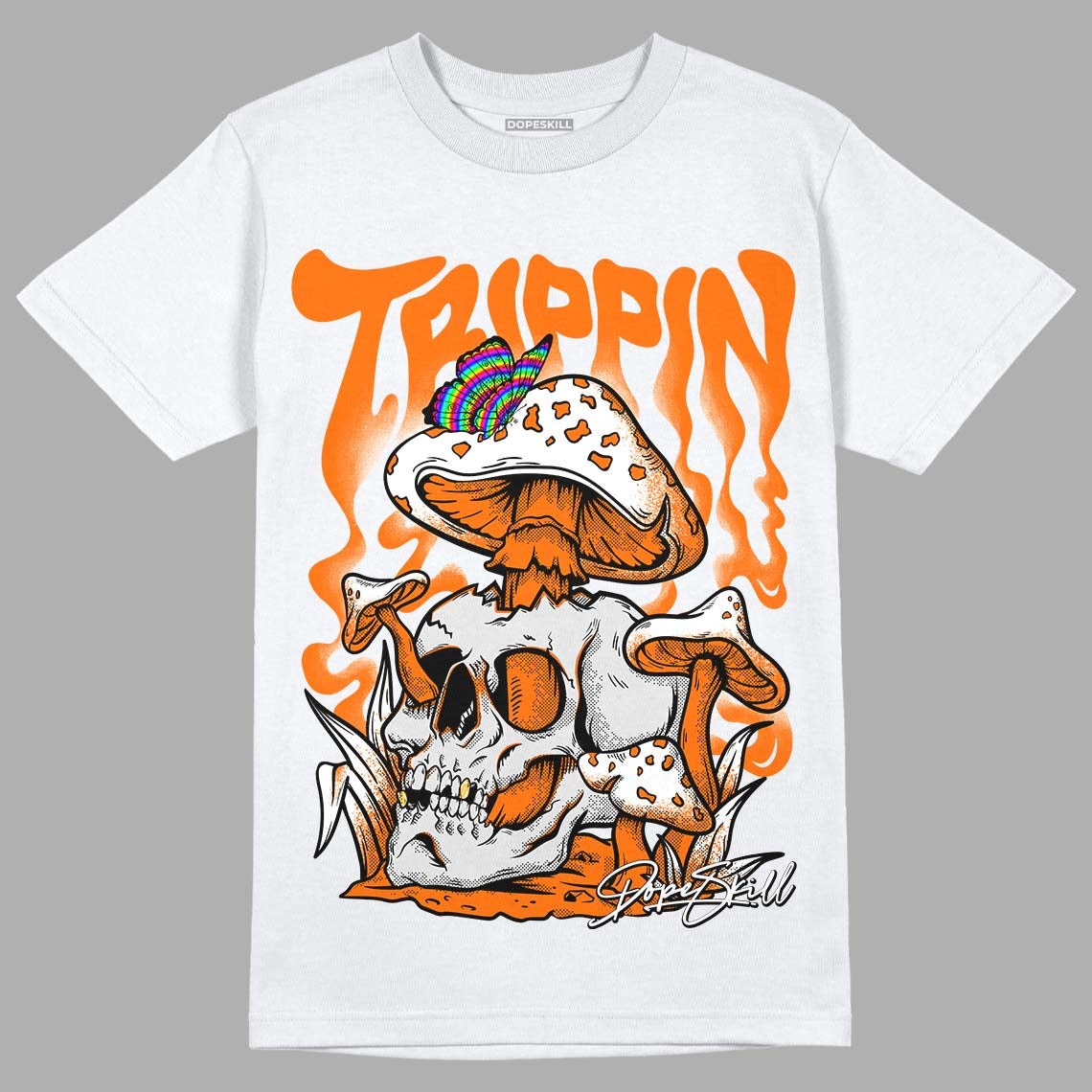 Orange Black White superstreetwear T-Shirt Trippin Graphic