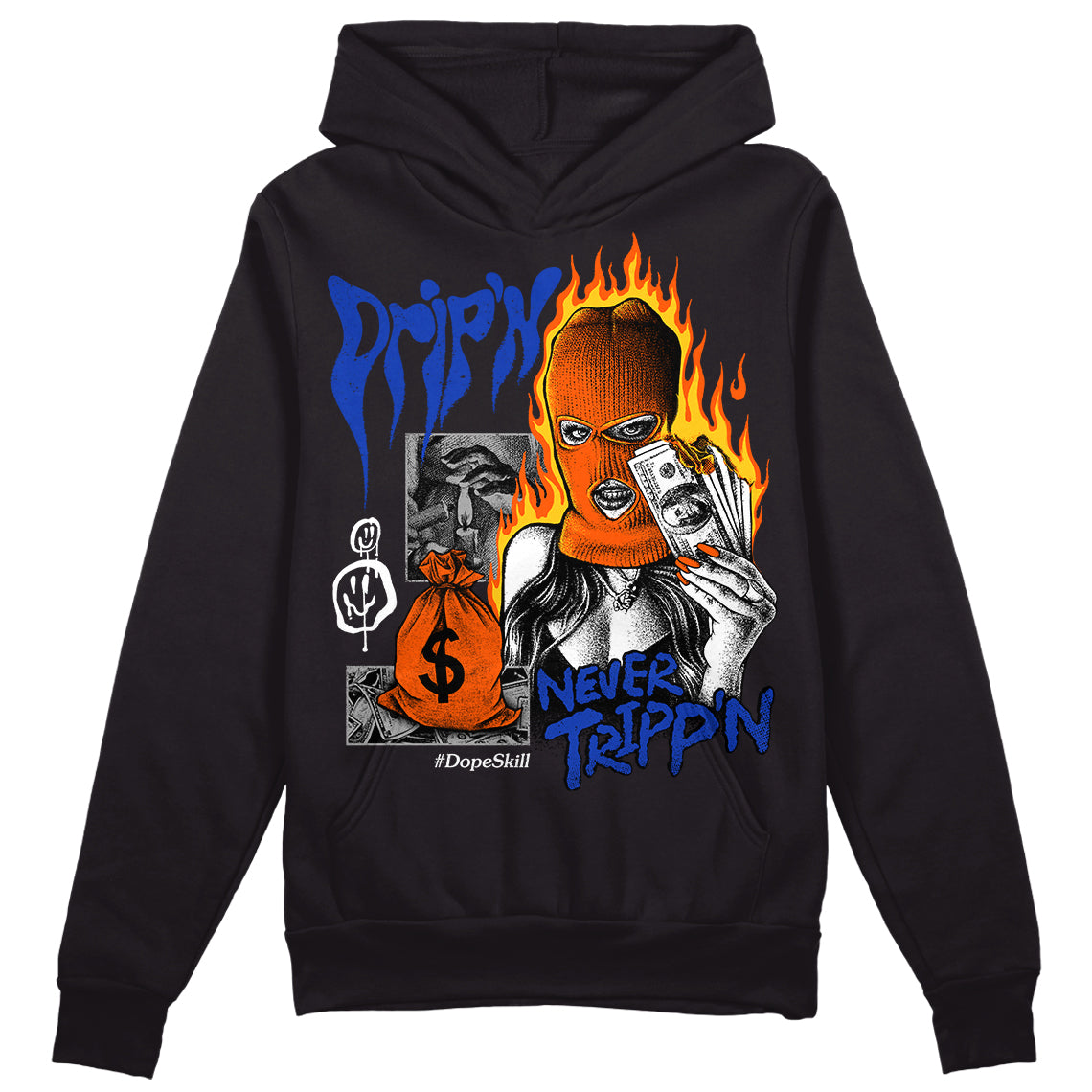Dunk Futura Orange Blaze superstreetwear Hoodie Sweatshirt Drip'n Never Tripp'n Graphic