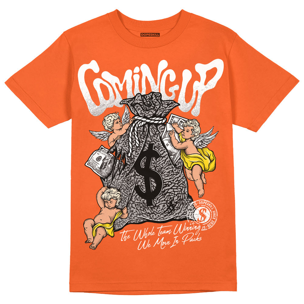 Georgia Peach 3s superstreetwear Orange T-shirt Money Bag Coming Up Graphic
