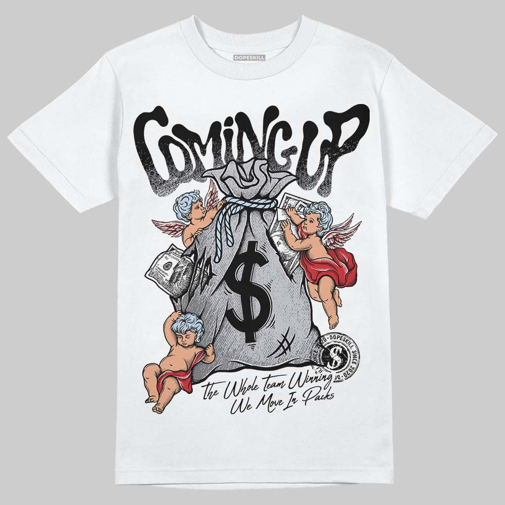 Black Metallic Reimagined 5s superstreetwear T-Shirt Money Bag Coming Up Graphic