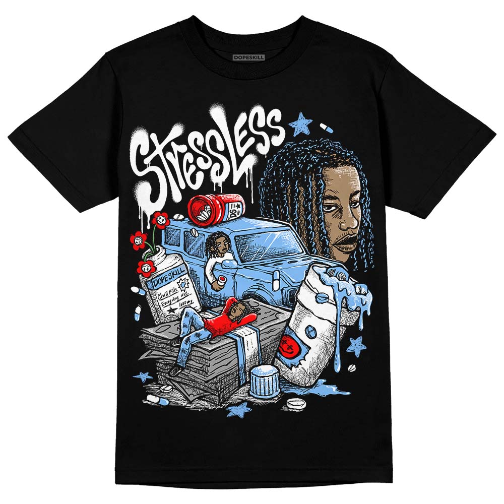 University Blue Collection superstreetwear T-Shirt Stressless Graphic