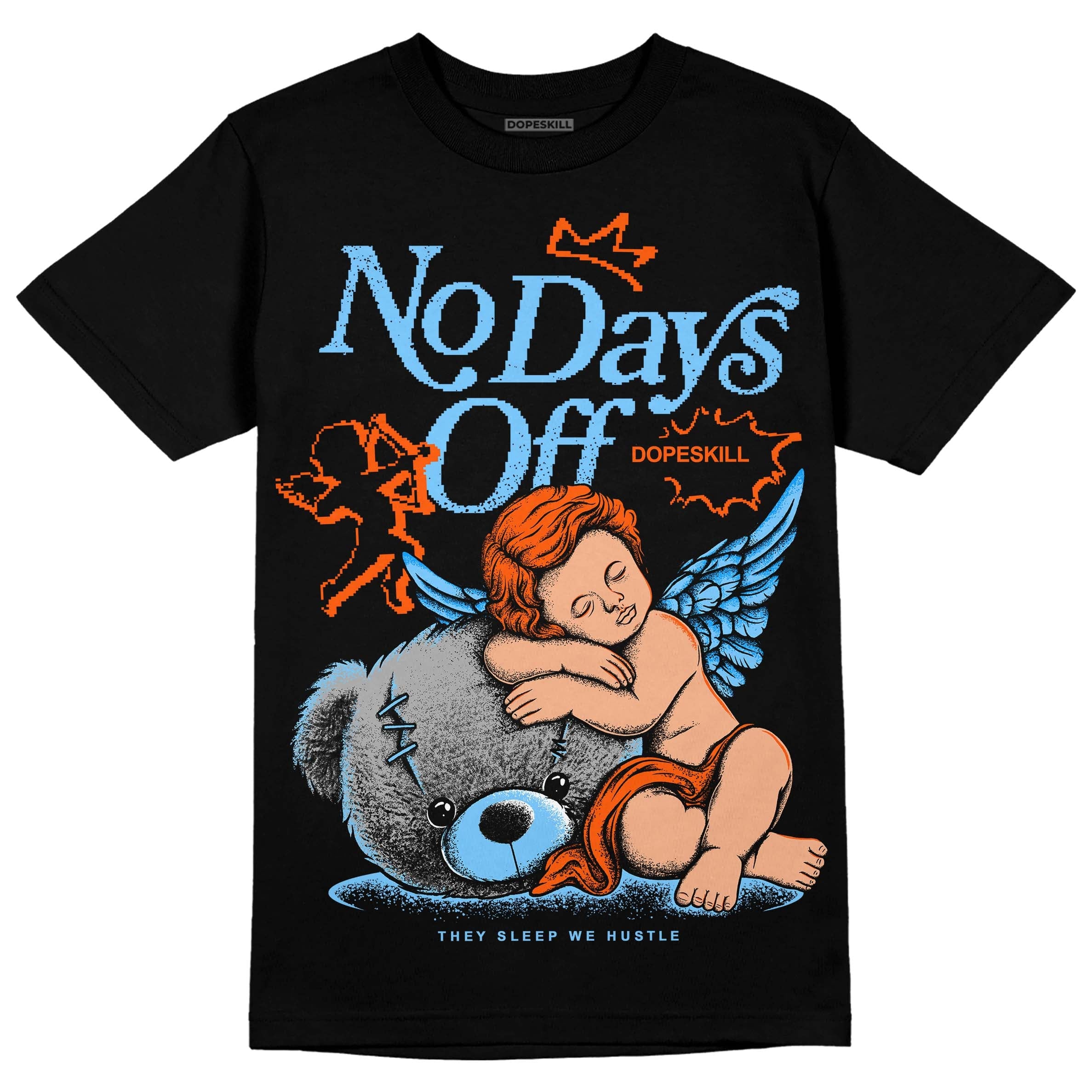 Dunk Low Futura University Blue superstreetwear T-Shirt New No Days Off Graphic