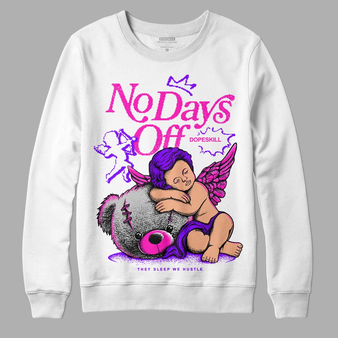 Dunk Low Active Fuchsia superstreetwear Sweatshirt New No Days Off Graphic