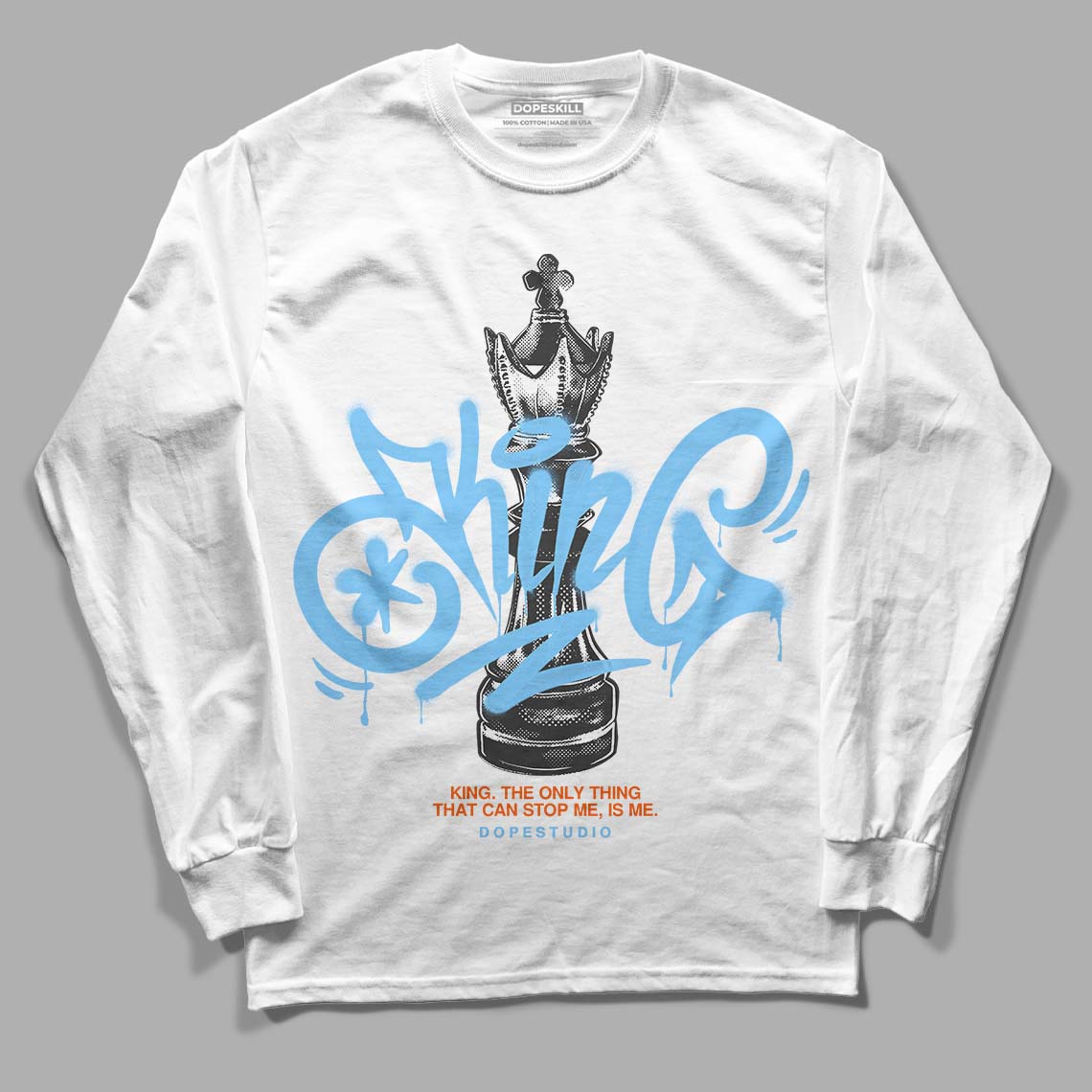 Dunk Low Futura University Blue superstreetwear Long Sleeve T-Shirt King Chess Graphic