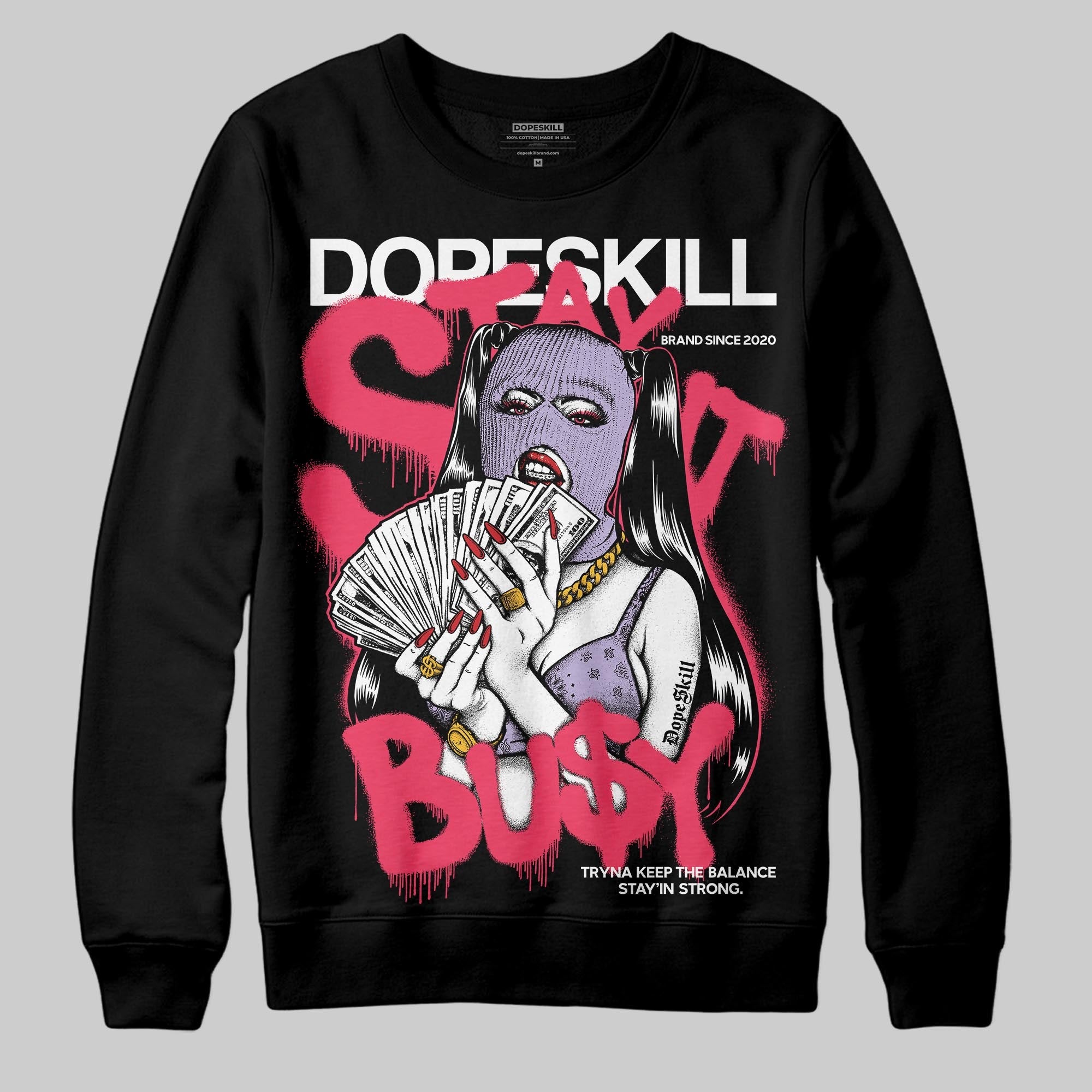Peanut Butter Jelly 5s superstreetwear Sweatshirt Stay It Busy Graphic