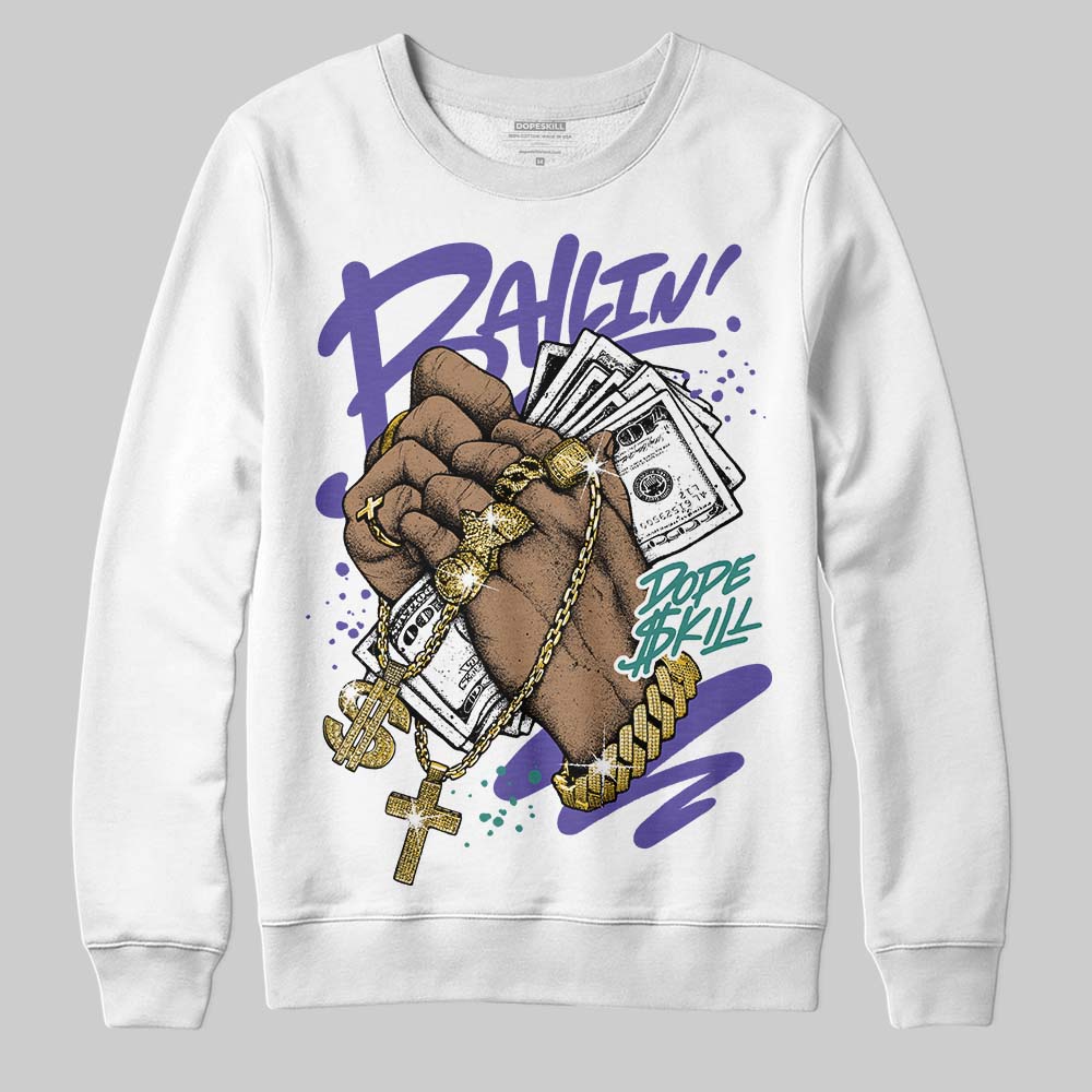 Grape 5s superstreetwear Sweatshirt Always Ballin' Graphic