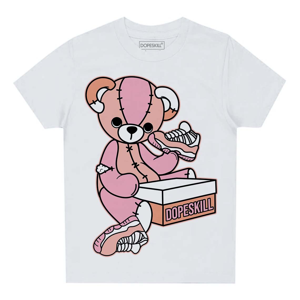 Legend Pink 11s superstreetwear Toddler Kids T-shirt Sneakerhead BEAR Graphic