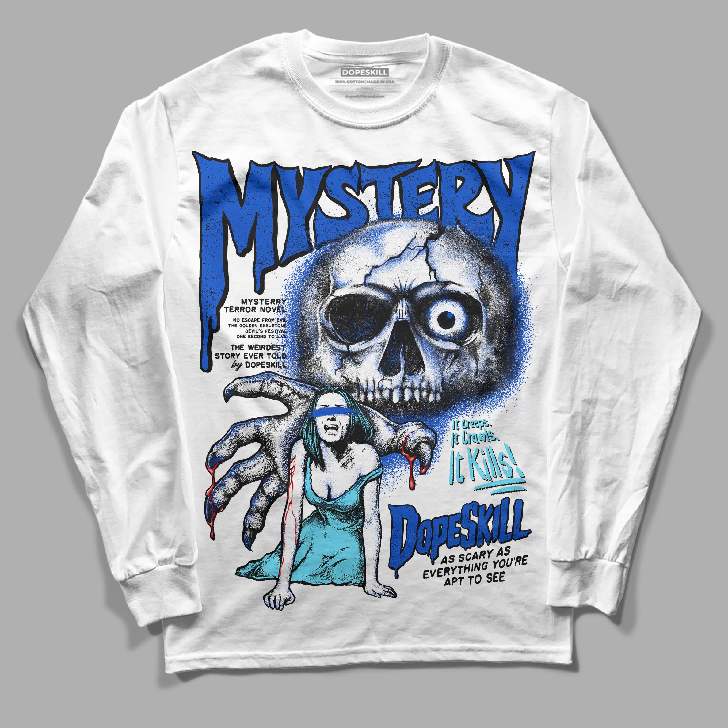 SB Dunk Argon superstreetwear Long Sleeve T-Shirt Mystery Ghostly Grasp Graphic