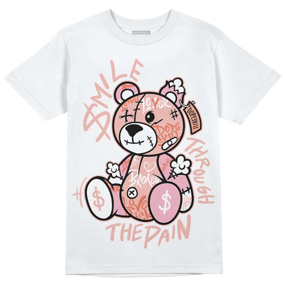 Legend Pink 11s superstreetwear T-Shirt Smile Through The Pain Graphic