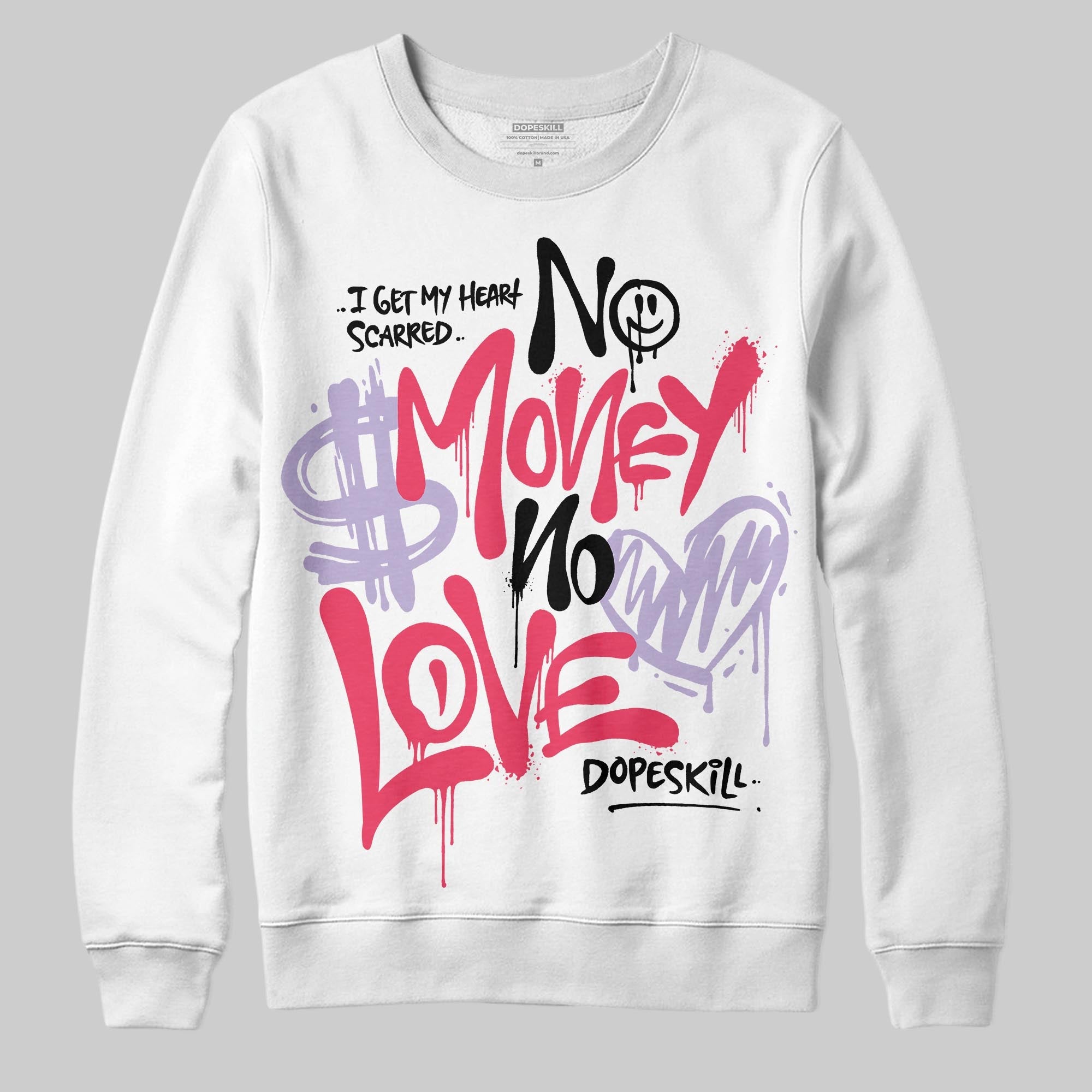 Peanut Butter Jelly 5s superstreetwear Sweatshirt No Money No Love Typo Graphic
