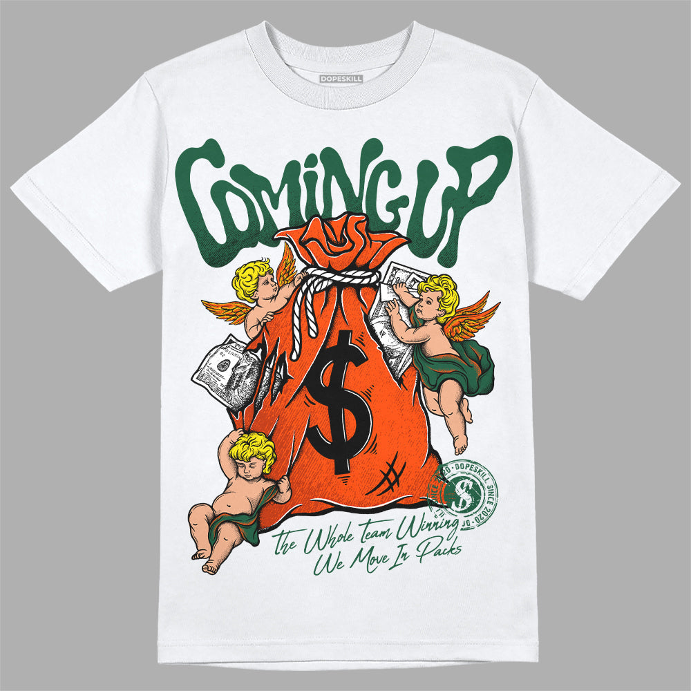 Dunk Team Dark Green Orange superstreetwear T-Shirt Money Bag Coming Up Graphic