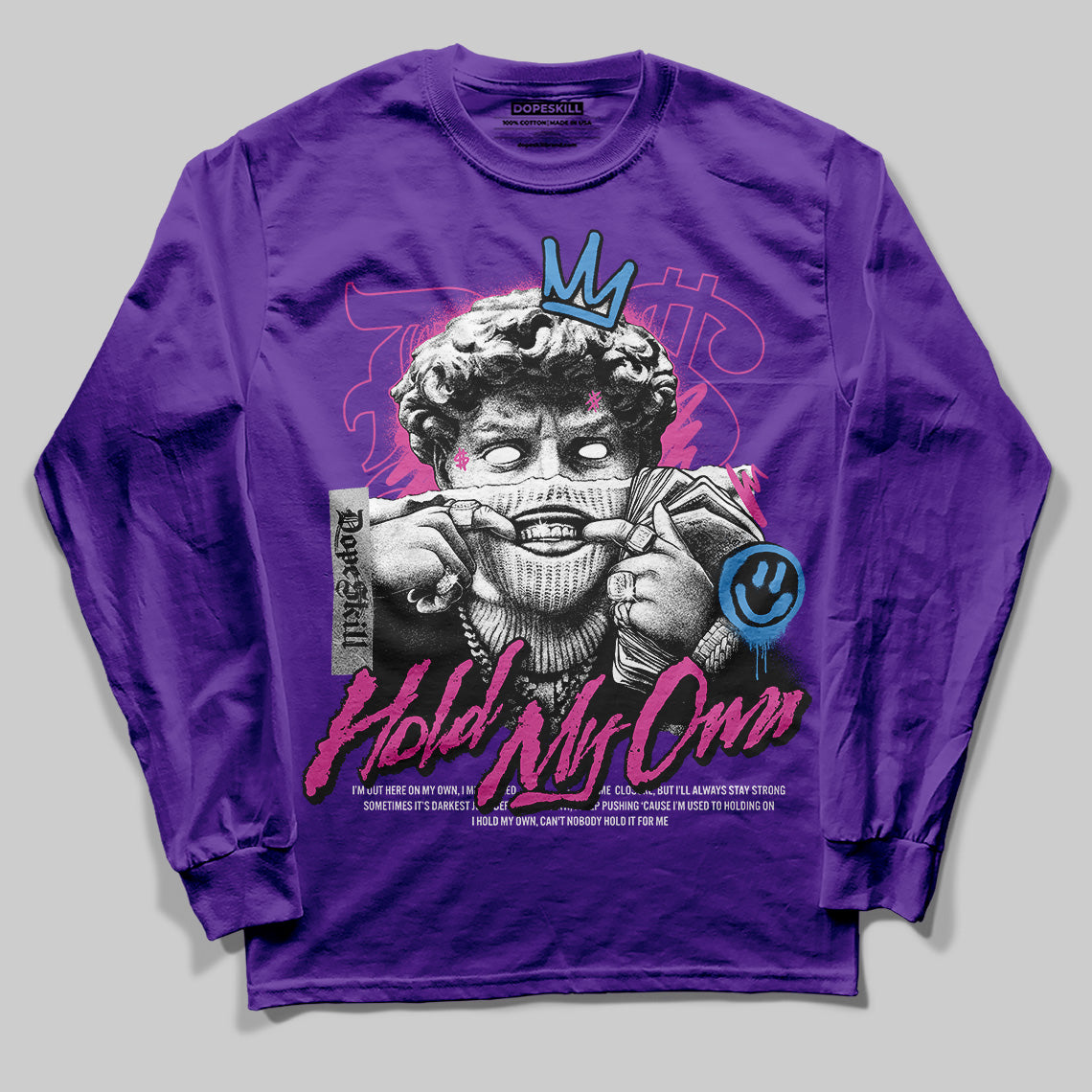 PURPLE Collection superstreetwear Purple Long Sleeve T-Shirt In My Way Graphic