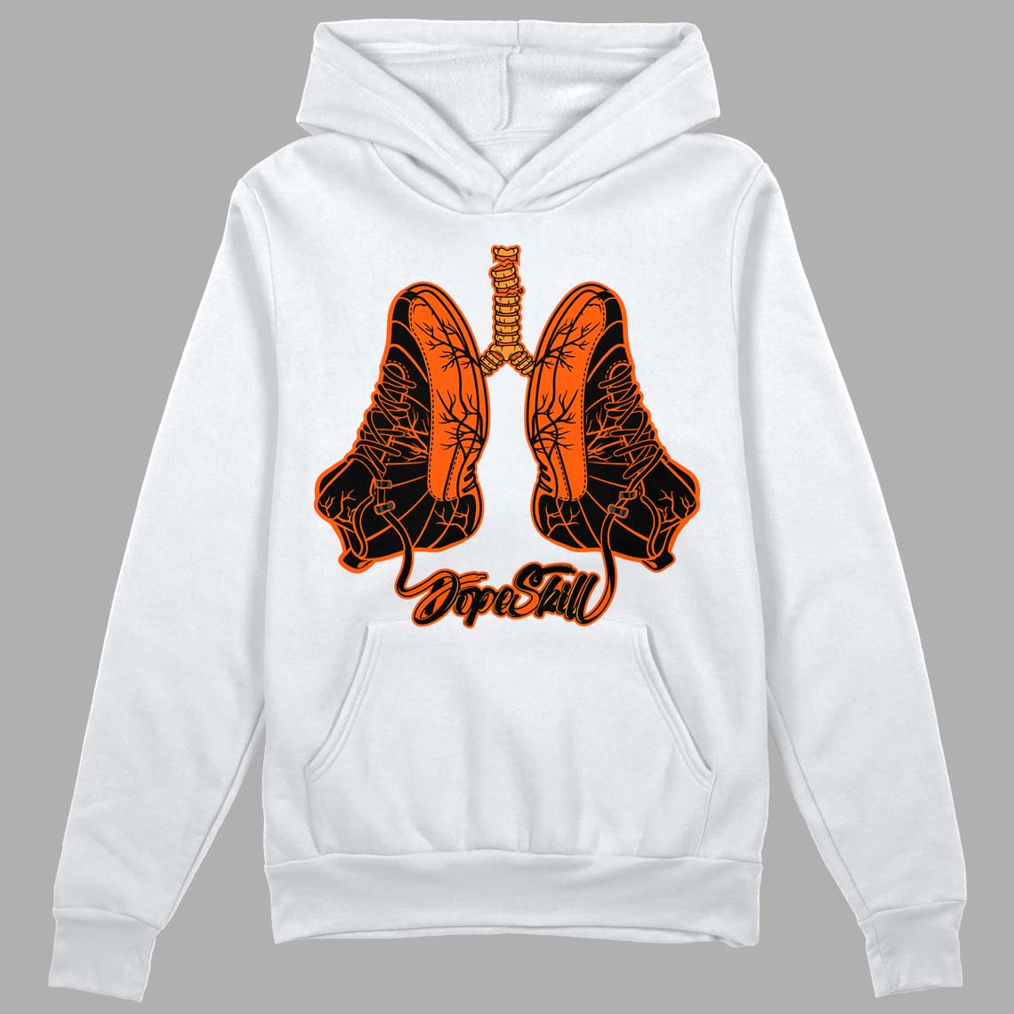 Brilliant Orange 12s superstreetwear Hoodie Sweatshirt Breathe Graphic