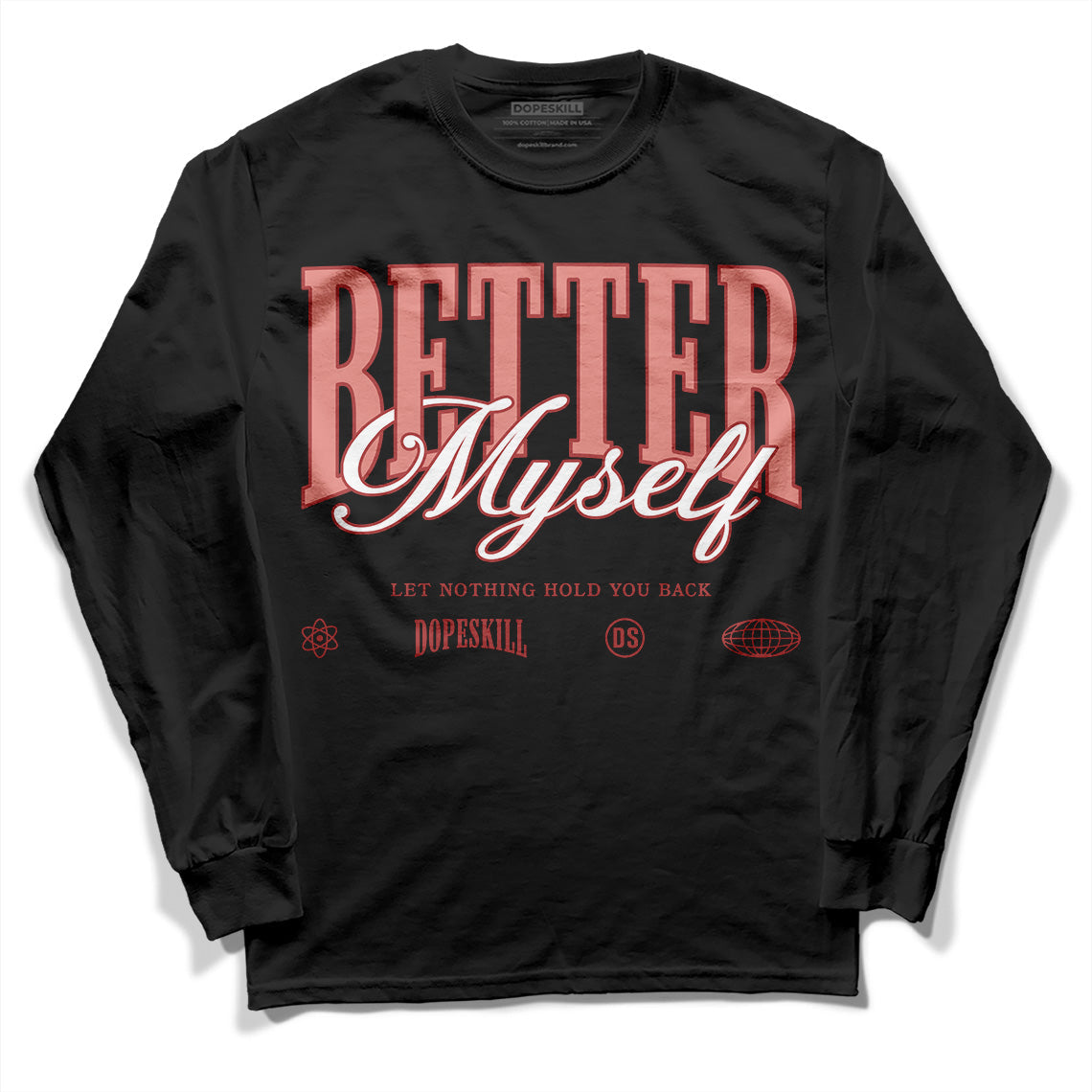 Dune Red 13s superstreetwear Long Sleeve T-Shirt Better Myself Graphic