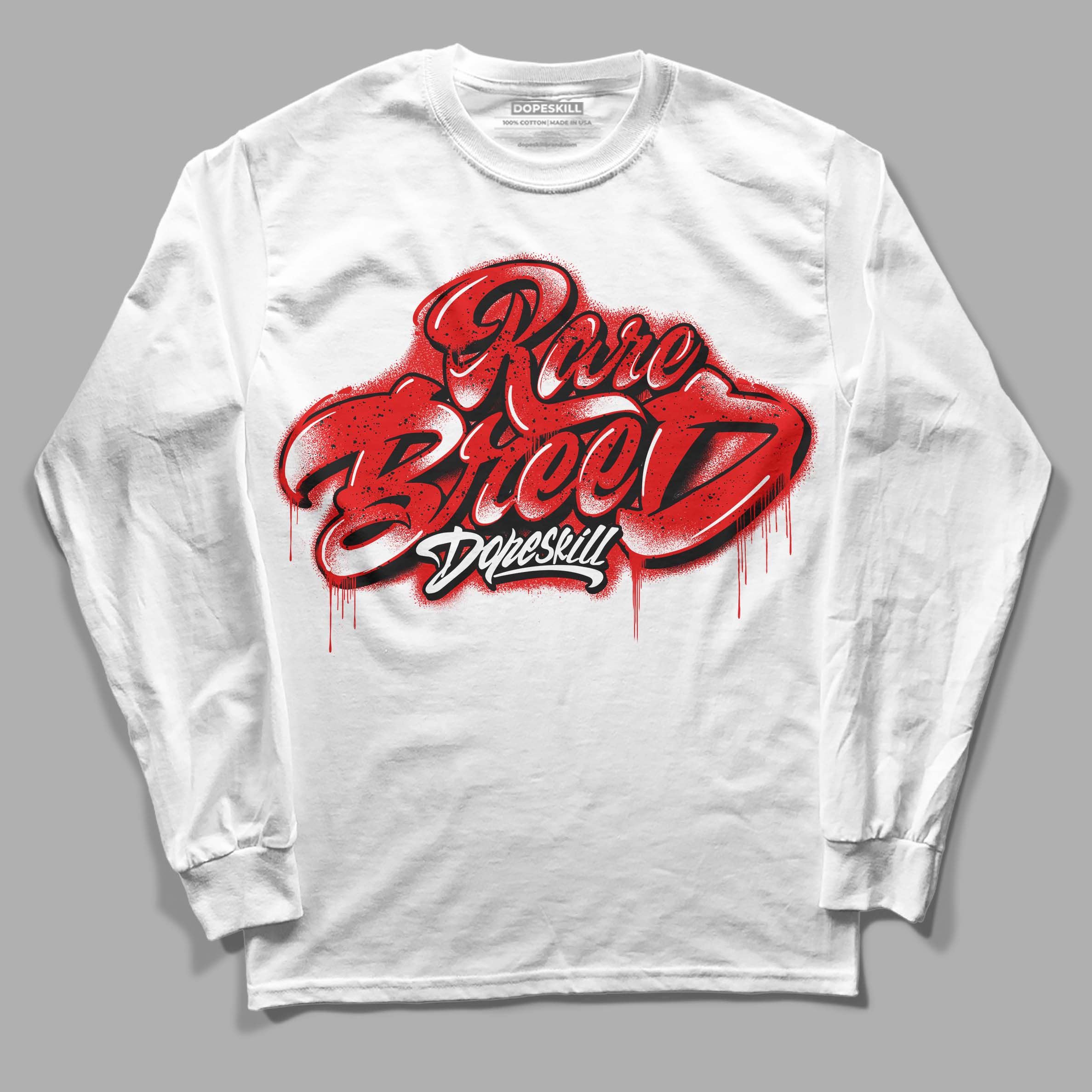 Red Cement 4S superstreetwear Long Sleeve T-Shirt Rare Breed Type Graphic