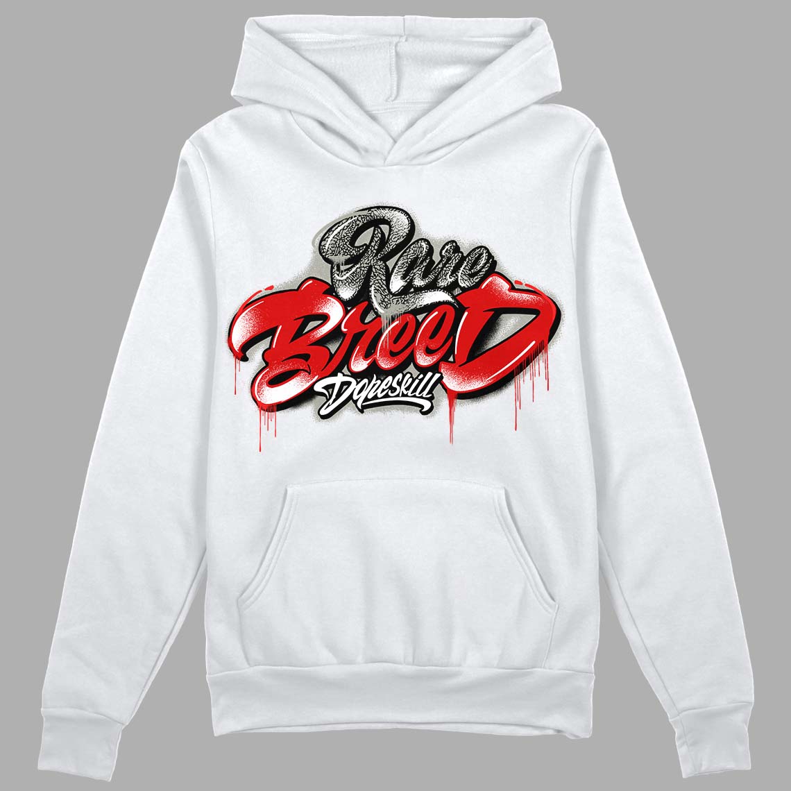 Fire Red 3s superstreetwear Hoodie Sweatshirt Rare Breed Type Graphic