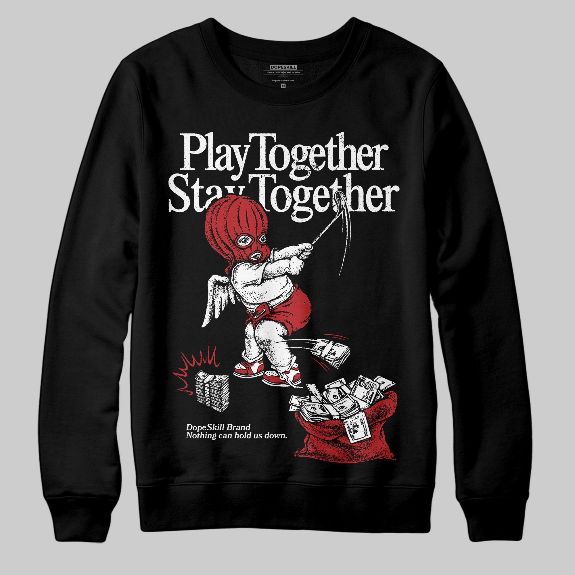 Flu Game 12s superstreetwear Sweatshirt Play together,Stay together Graphic