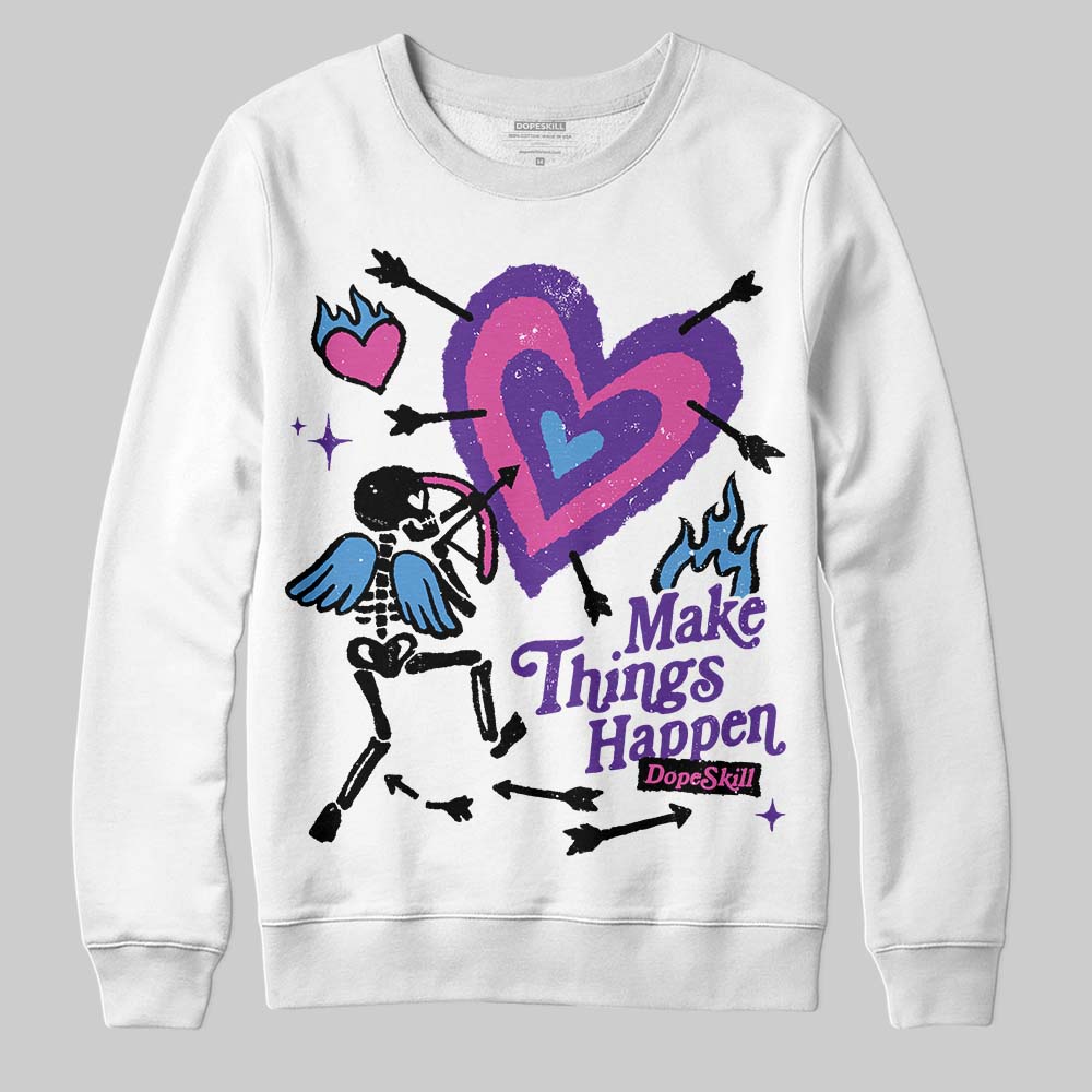 PURPLE Collection superstreetwear Sweatshirt Make Things Happen Graphic