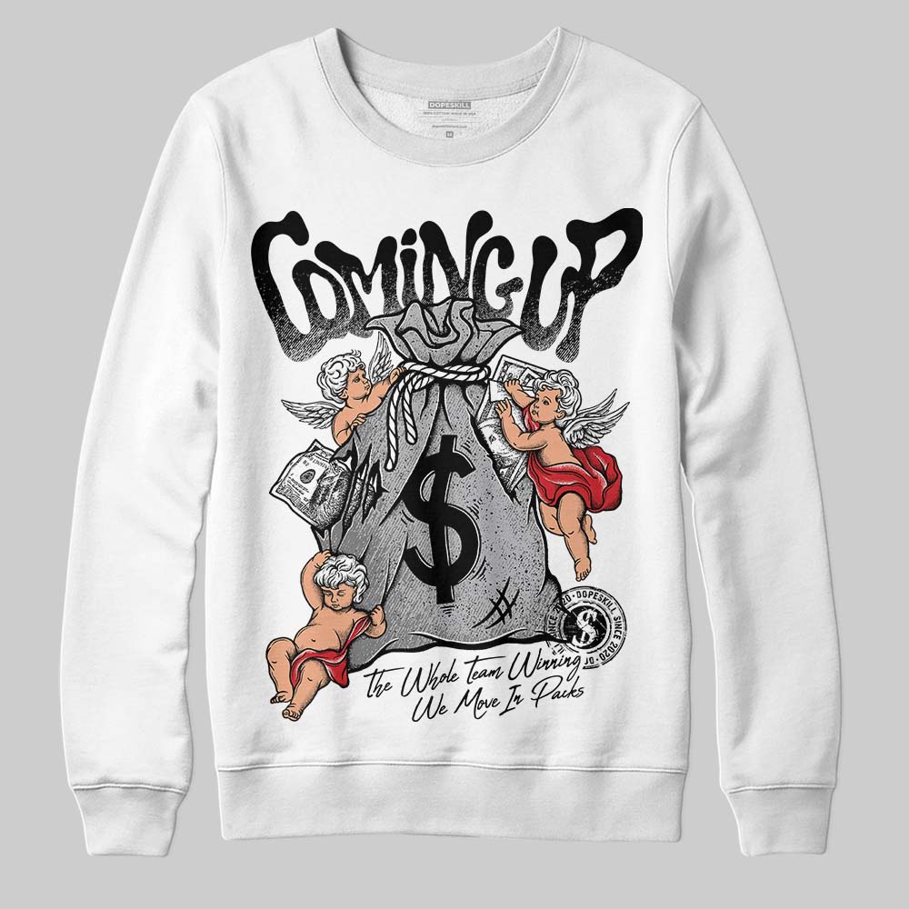 White Cement 4s superstreetwear Sweatshirt Money Bag Coming Up Graphic