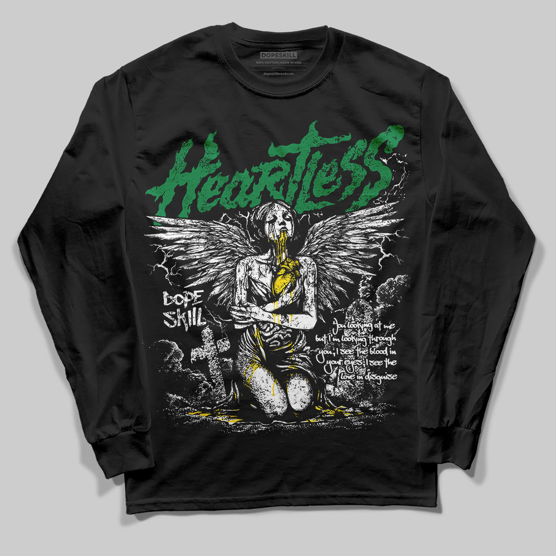 Dunk Reverse Brazil superstreetwear Long Sleeve T-Shirt Heartless Graphic
