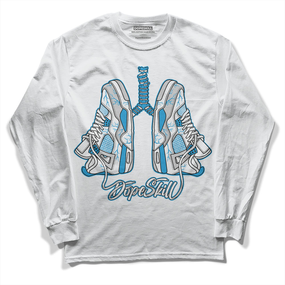 Military Blue 4s superstreetwear Long Sleeve T-Shirt Breathe Graphic