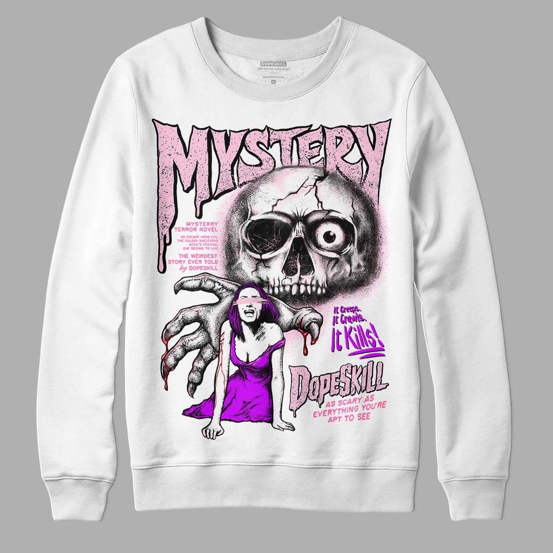 Dunk Pink Foam superstreetwear Sweatshirt Mystery Ghostly Grasp Graphic
