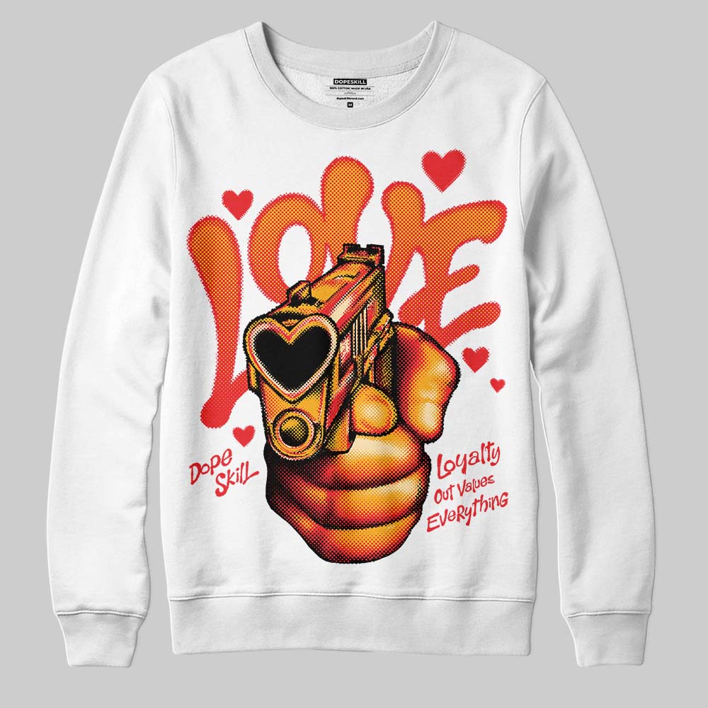 Red Collection superstreetwear Sweatshirt Love Shot Graphic