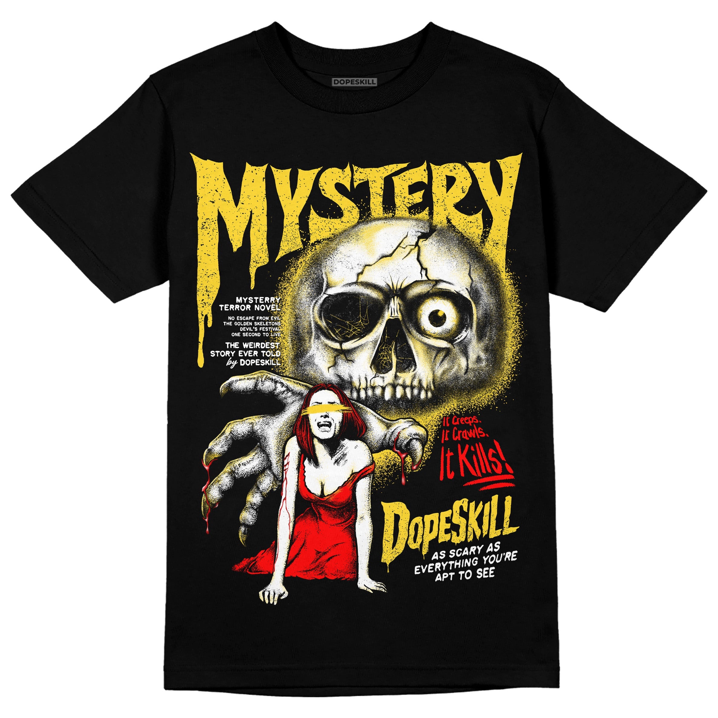 Black Tour Yellow AJ 4 Thunder superstreetwear Unisex T-Shirt Mystery Ghostly Grasp Graphic