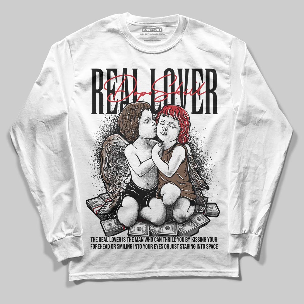Olive 9s superstreetwear Long Sleeve T-Shirt Real Lover Graphic