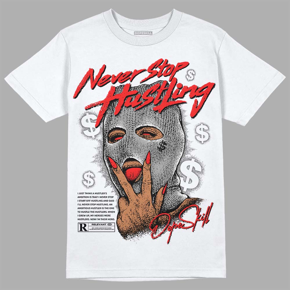 Grey Collection superstreetwear T-Shirt Never Stop Hustling Graphic