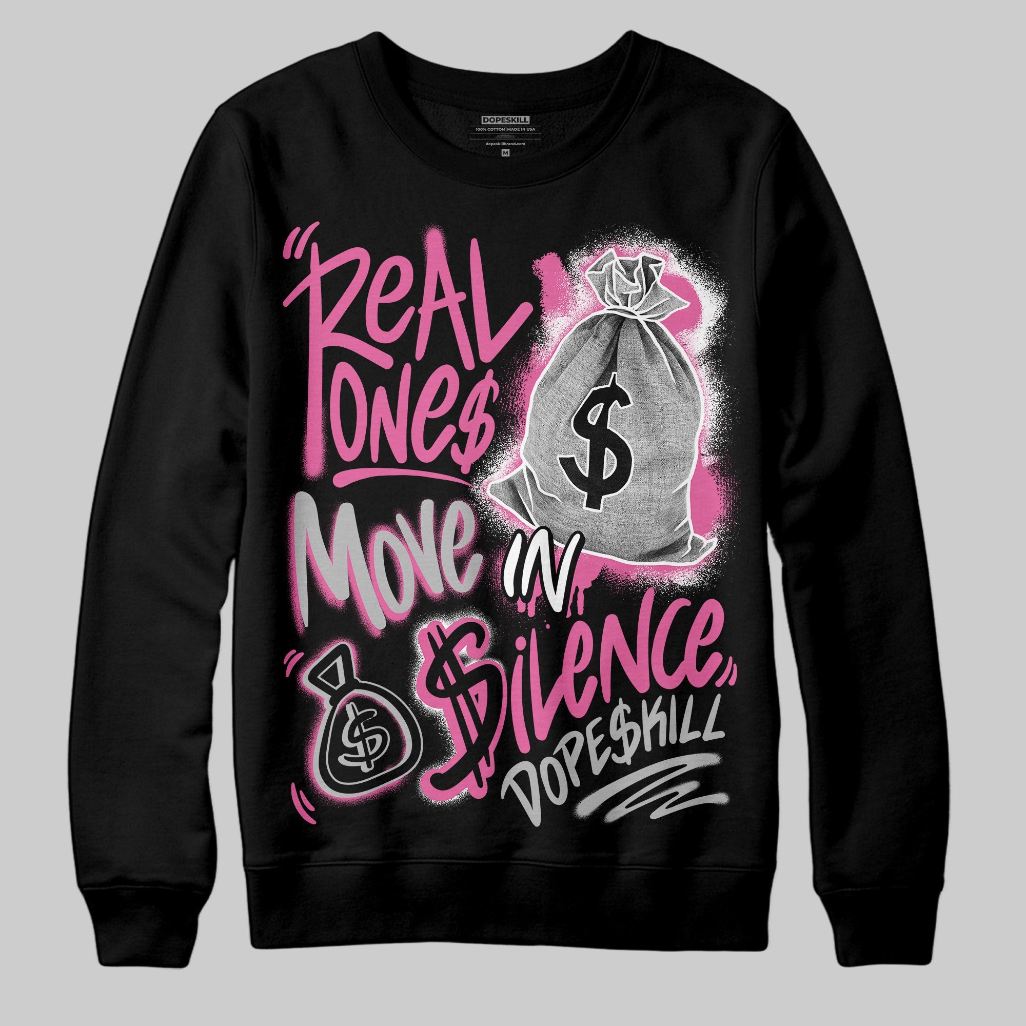 Kayano 14 Cream Sweet Pink superstreetwear Sweatshirt Real Ones Move In Silence Graphic