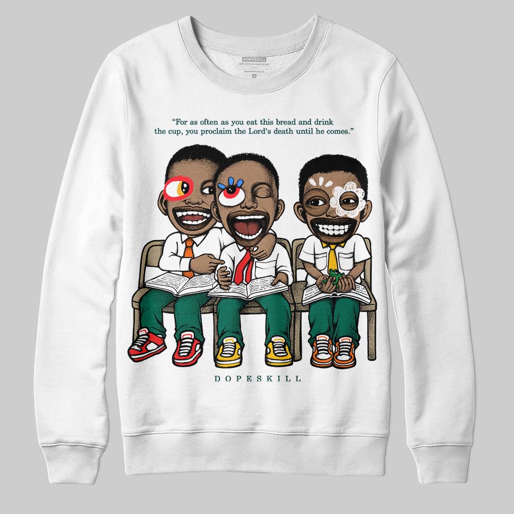 Oxidized Green 4s superstreetwear Sweatshirt First Sunday Graphic