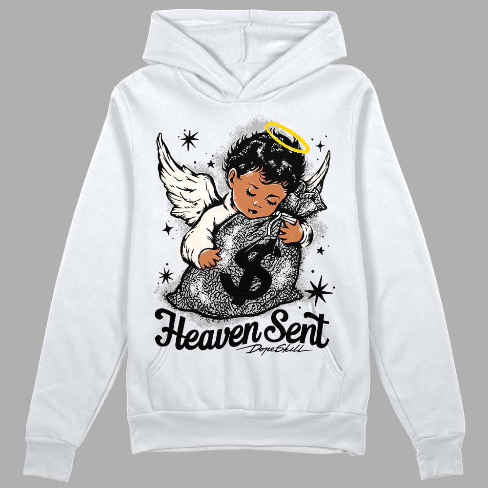 Off Noir 3s superstreetwear Hoodie Sweatshirt Heaven Sent Graphic