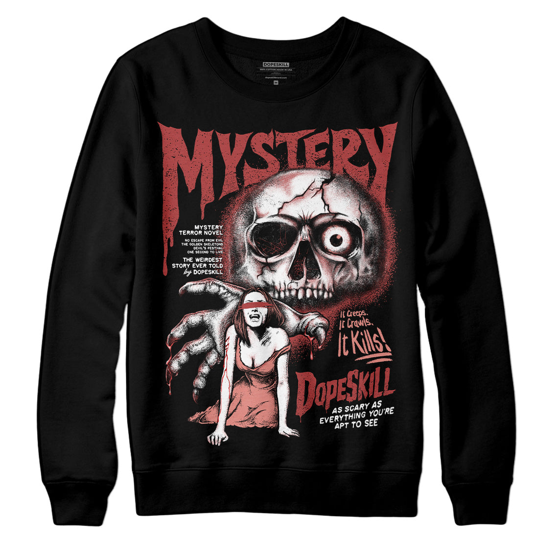 Dune Red 13s superstreetwear Sweatshirt Mystery Ghostly Grasp Graphic