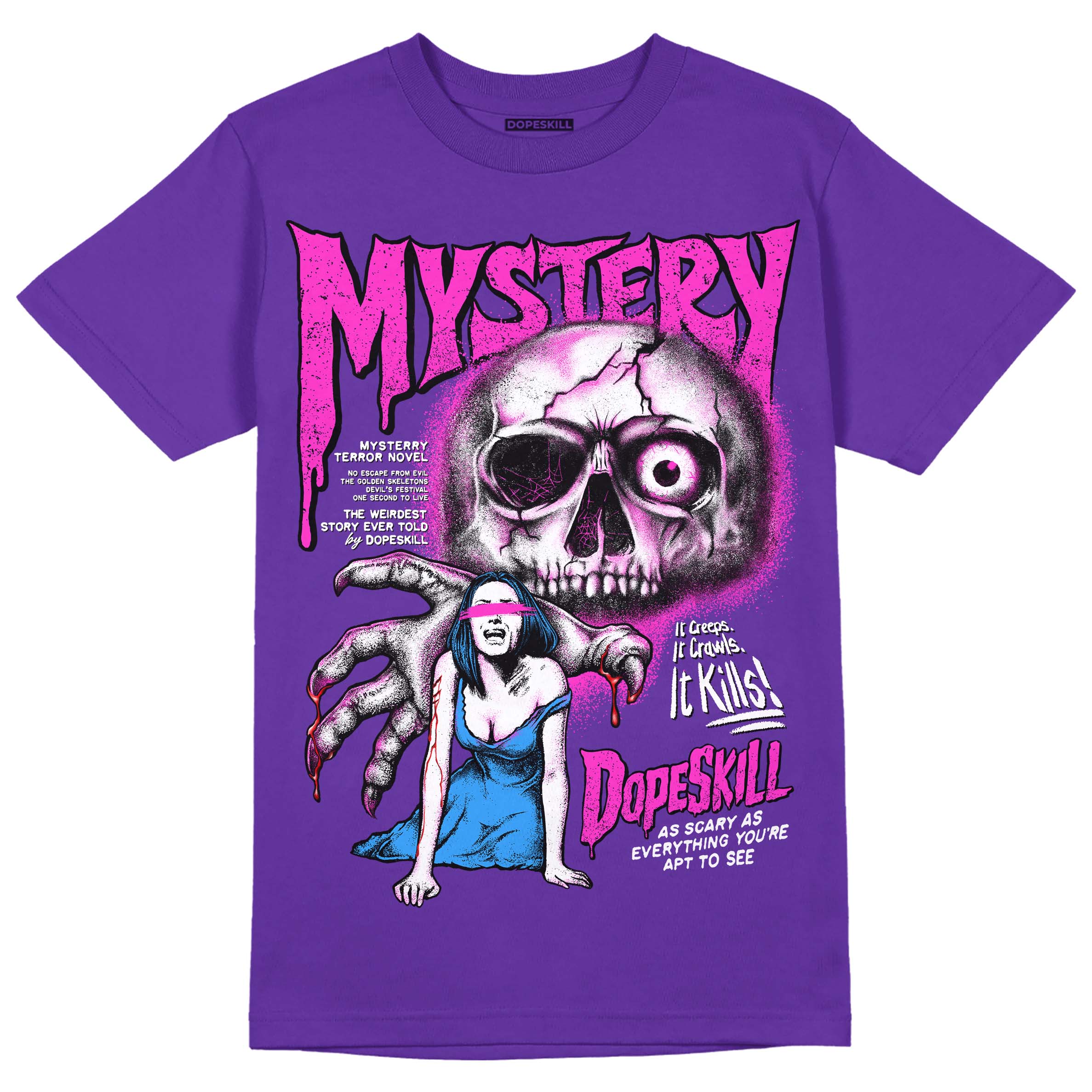 Court Purple 13s superstreetwear Purple T-shirt Mystery Ghostly Grasp Graphic