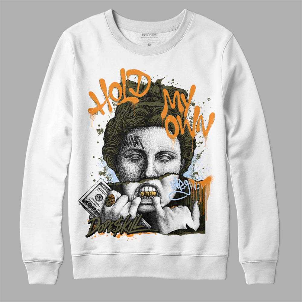 Olive 5s superstreetwear Sweatshirt Hold My Own Graphic
