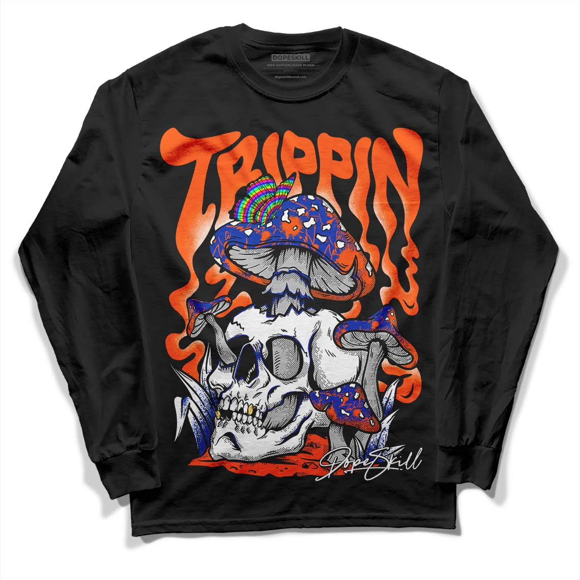 Dunk Low Futura Orange Blaze superstreetwear Long Sleeve T-Shirt Trippin Graphic