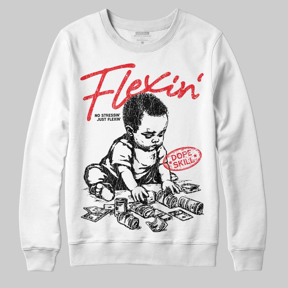 Cherry 11s superstreetwear Sweatshirt Flexin' Graphic