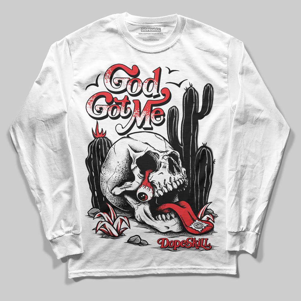 Dunk Panda White Black superstreetwear Long Sleeve T-Shirt God Got Me Graphic