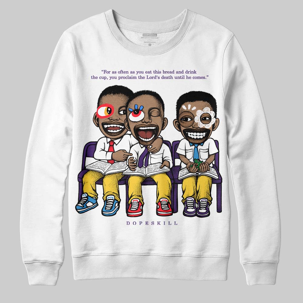 Field Purple 12s superstreetwear Sweatshirt First Sunday Graphic