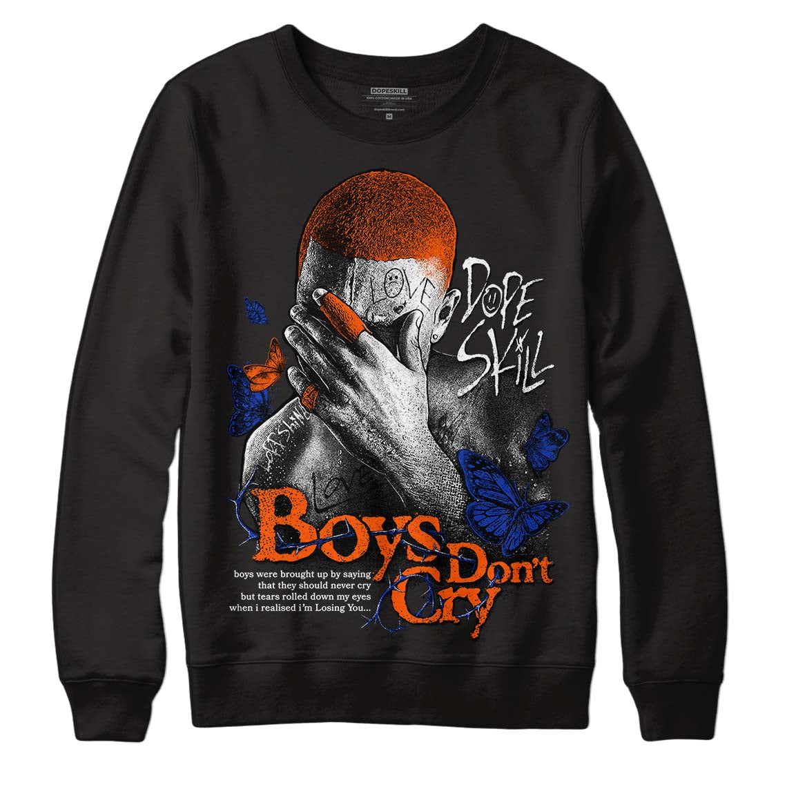 Dunk Low Futura Orange Blaze superstreetwear Sweatshirt Boys Don't Cry Graphic