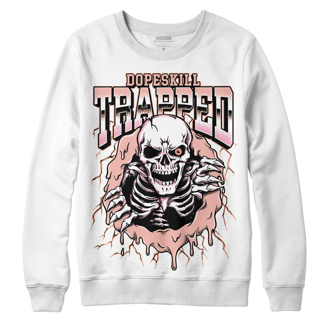 Legend Pink 11s superstreetwear Sweatshirt Trapped Halloween Graphic