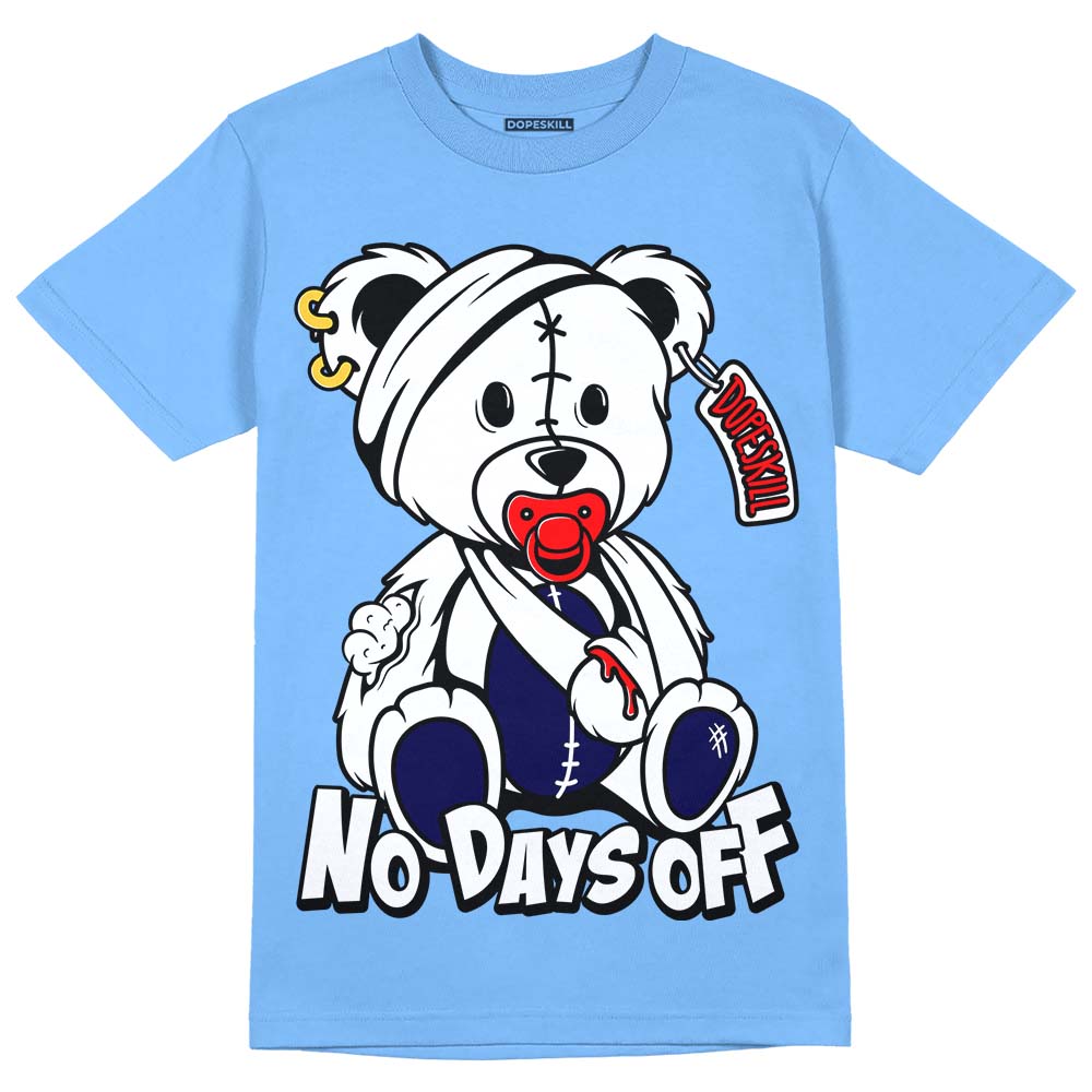 Powder Blue 9s superstreetwear Sky Blue T-shirt Hurt Bear Graphic