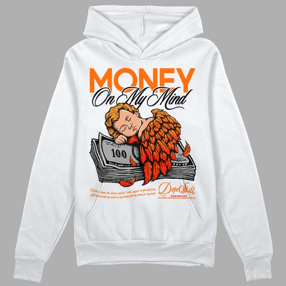 Orange Black White superstreetwear Hoodie Sweatshirt MOMM Graphic