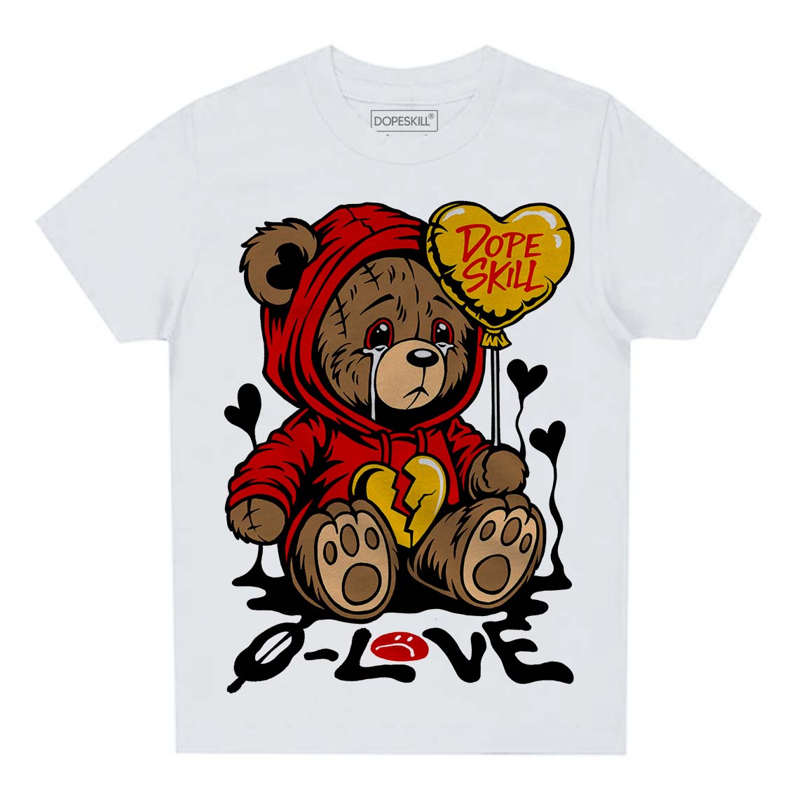 Cherry 12s superstreetwear Toddler Kids T-shirt Broken Bear Graphic